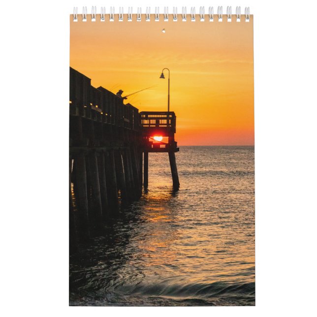 Beach Themed Ocean Photo Gift   Calendar (Cover)