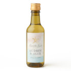 Beach Themed Wedding Wine Bottle Label