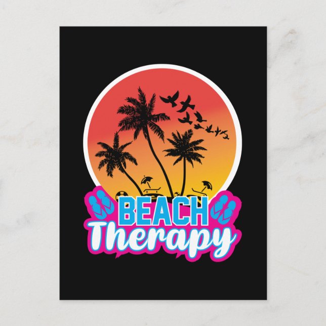 Beach Therapy-18920 Postcard (Front)