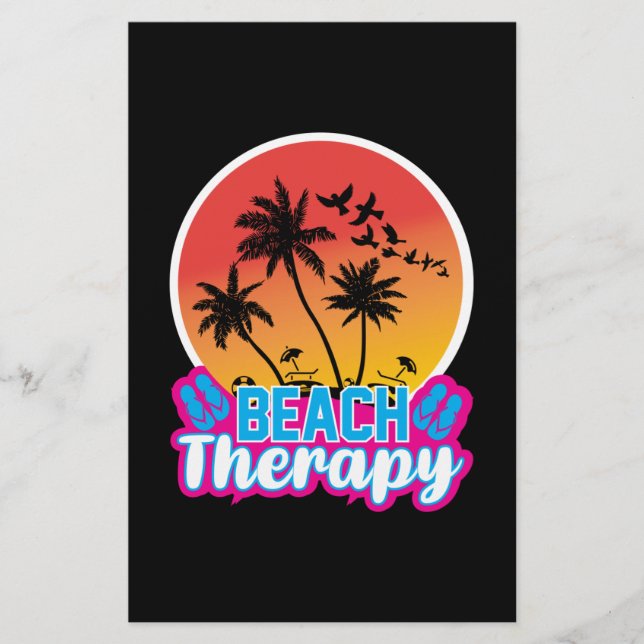 Beach Therapy-18920 Stationery (Front)