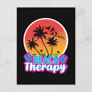 Beach Therapy Postcard