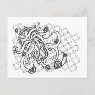 Beach Thong Swirls Postcard