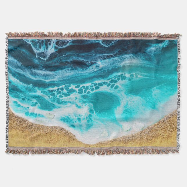 Beach  throw blanket (Front)