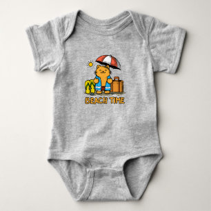 Beach Time 1 Baby Bodysuit