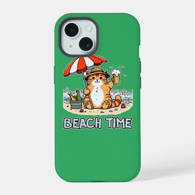 Beach Time 2 iPhone 15 Case (Back)