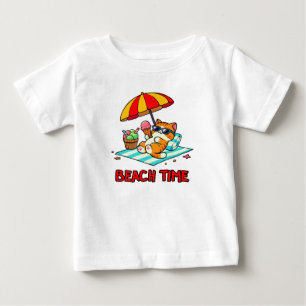 Beach Time 3 Baby T-Shirt