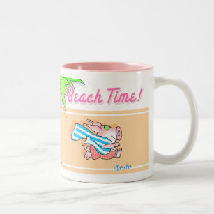BEACH TIME! Boynton Two-Tone Coffee Mug