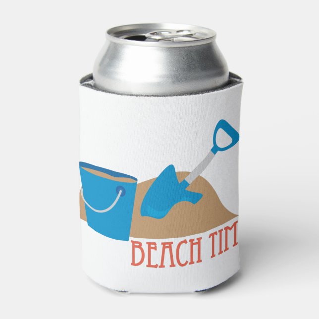 Beach Time Can Cooler (Can Front)