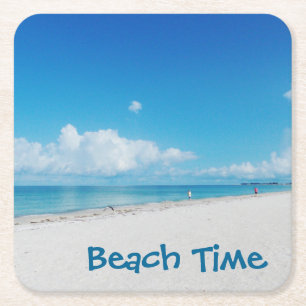 Beach Time Paper Coasters