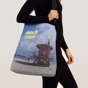 Beach Time (text customisable) Crossbody Bag