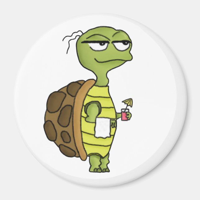 Beach Tortoise Magnet (Front)