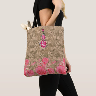 Beach Tote Bag for Women Straw & Denim Purse