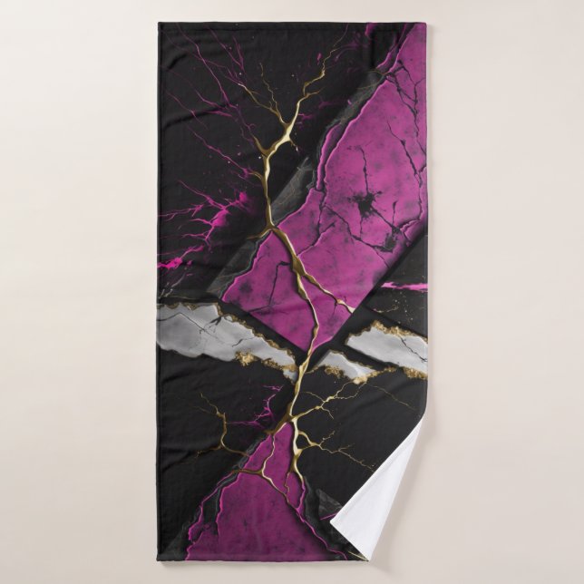 Beach towel abstract art (Bath Towel)