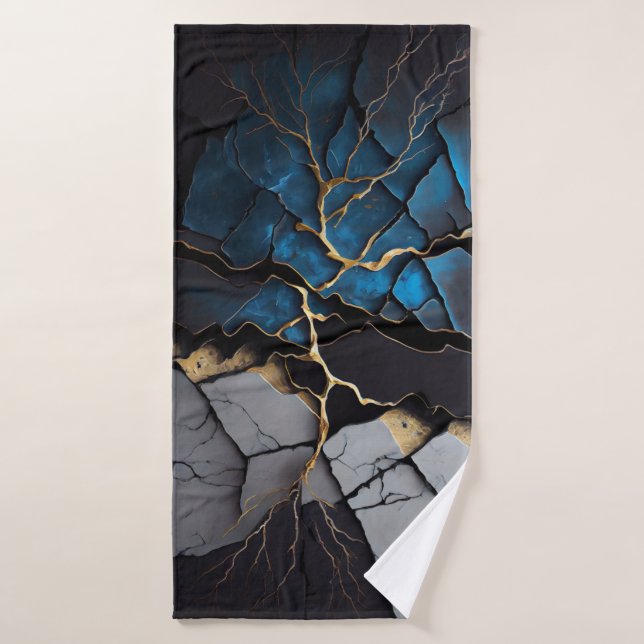Beach towel abstract art (Bath Towel)