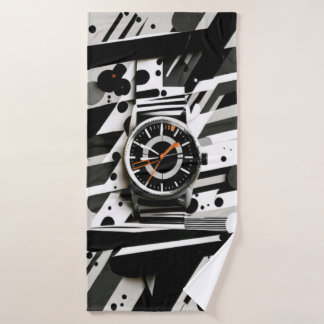 Beach towel abstract art