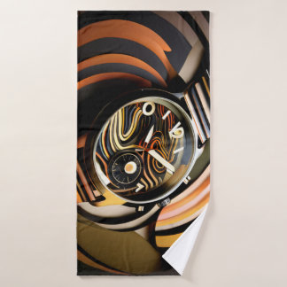 Beach towel abstract art