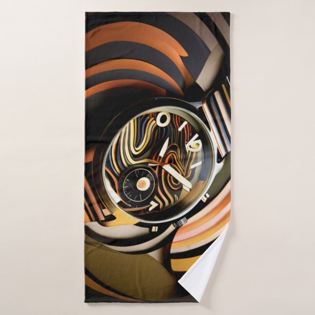 Beach towel abstract art (Bath Towel)