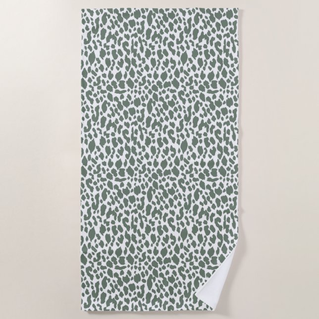 Beach Towel-Animal Print Towel (Front)