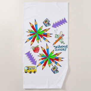 Beach Towel Back to School is Cool