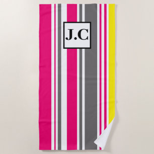 Beach Towel - Beach Hut Stripes