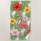 Beach Towel-Flamingo
