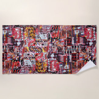 Beach Towel – Fragmented Pulse