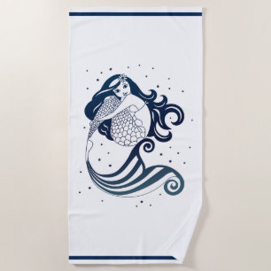 Beach Towel--Mermaid Towel