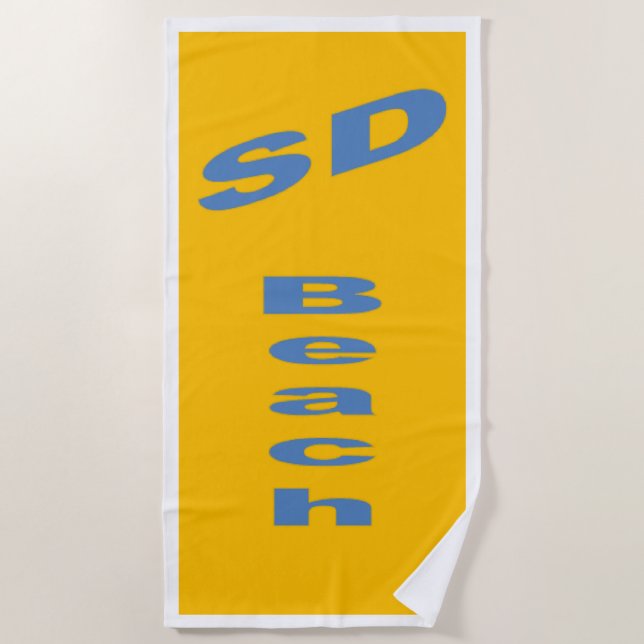 Beach towel SAN DIEGO BEACH (Front)