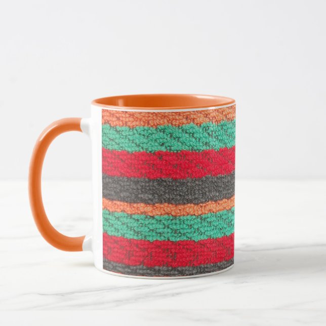 Beach Towel Stripes Mug (Left)