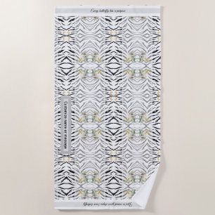Beach Towel Tiger Stripes