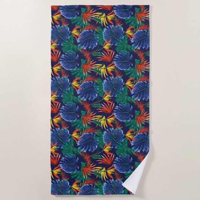 Beach Towel Tropical Palms (Front)