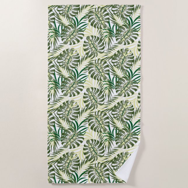 Beach Towel Tropical Palms (Front)
