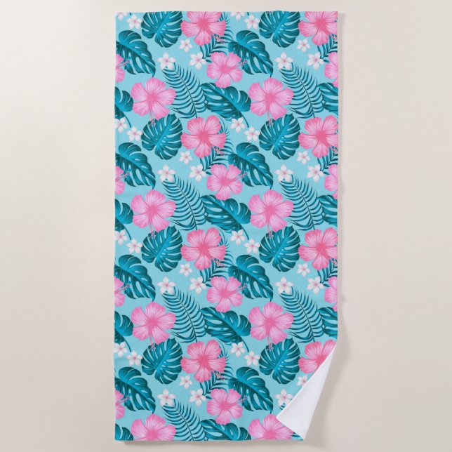 Beach Towel Tropical Palms (Front)