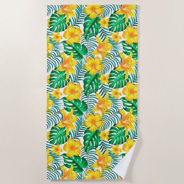 Beach Towel Tropical Palms (Front)