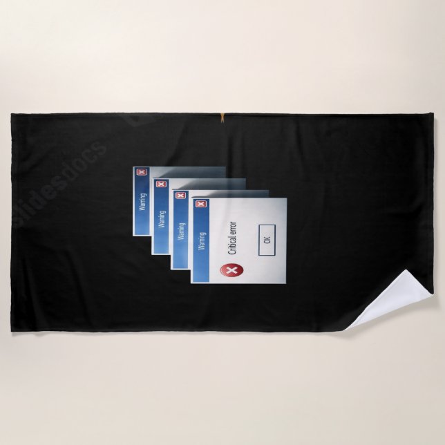 Beach Towel — Tropical Summer 2026 Design (Front)