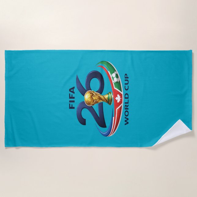 Beach Towel — Tropical Summer 2026 Design (Front)