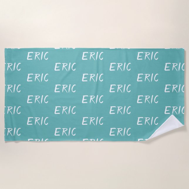 Beach towel with a name (Front)
