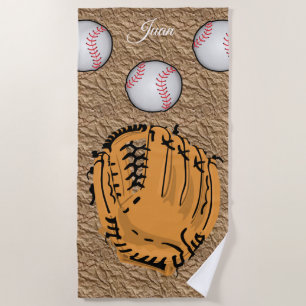Beach towels Baseball