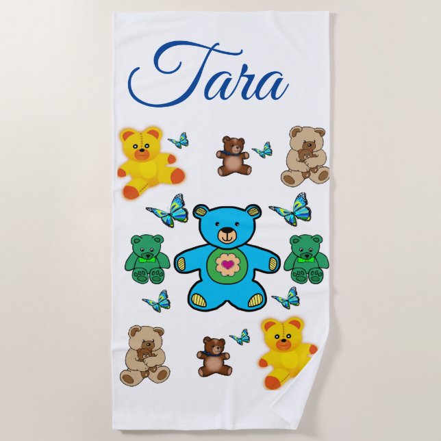 Beach towels Bear (Front)