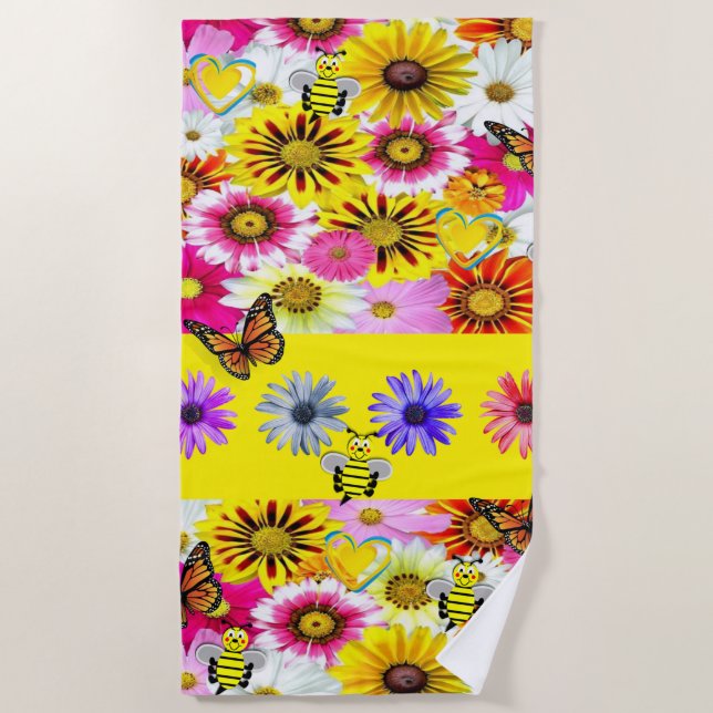 Beach towels Bumblebee (Front)