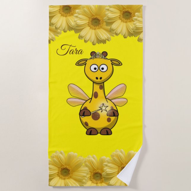 Beach towels Giraffe (Front)