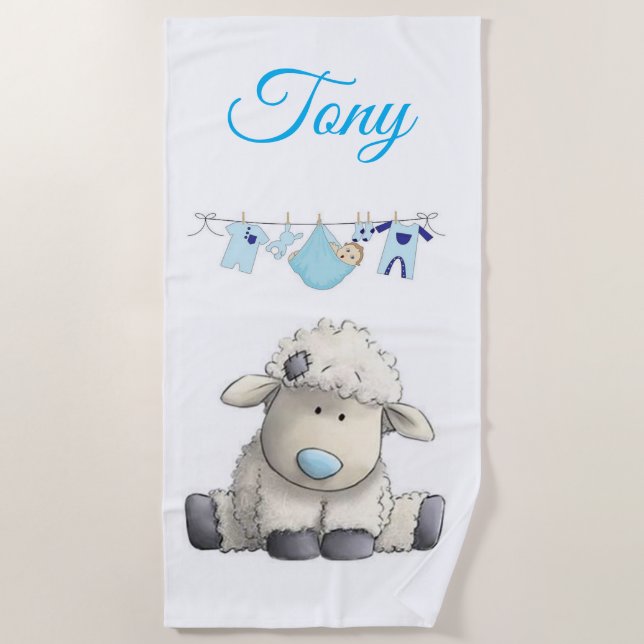 Beach towels Lamb (Front)