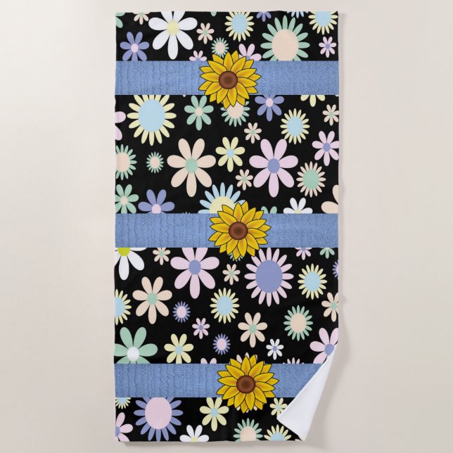 Beach towels Sunflowers (Front)