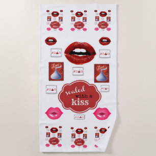 Beach towels Valentine's