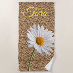 Beach towels White Daisy
