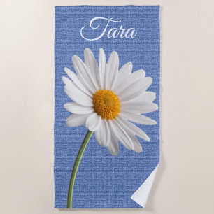 Beach towels White Daisy