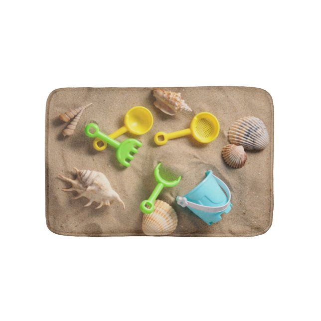 Beach Toys Bath Mat (Front)
