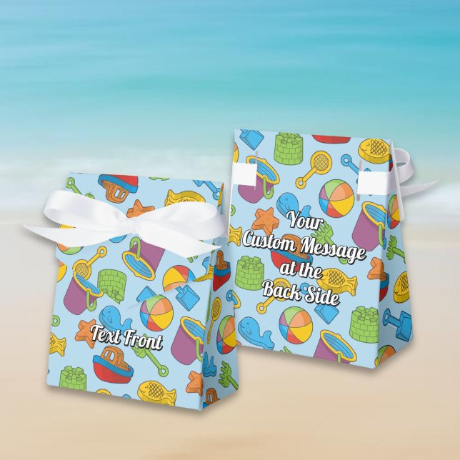 Beach Toys Icons Favour Box (Creator Uploaded)