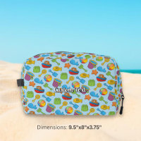Beach Toys Icons Pattern