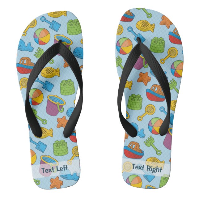 Beach Toys Icons Thongs (Footbed)